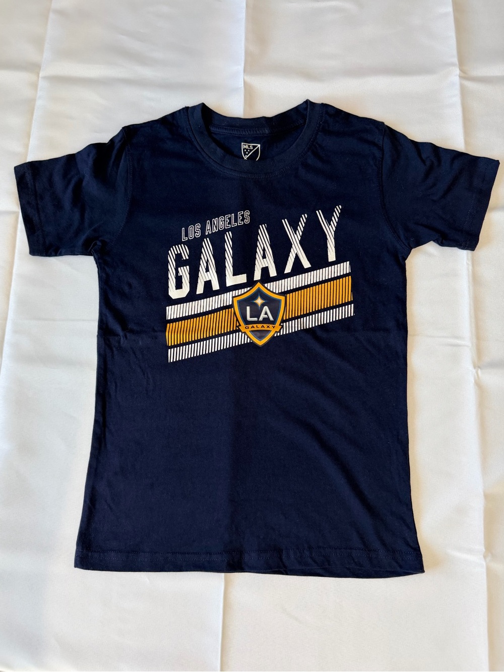 Kids LA Galaxy Graphic Tee -Navy size M 8/10
